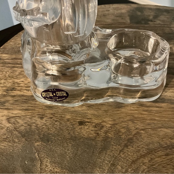 CHRISTMAS BLACK FRIDAY 2025 CRYSTAL Snowman Tea Light Holder - Picture 2 of 4